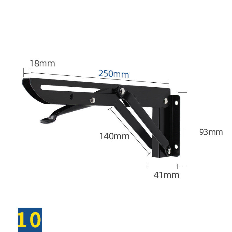 Stainless Steel K-shaped Folding Triangle Bracket Wall Shelf Shelf Support Frame