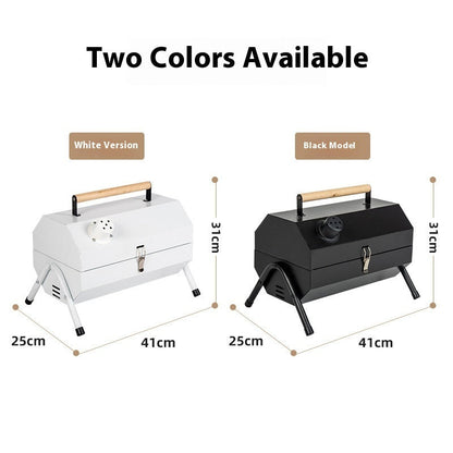 Portable Grill For Both Frying And Baking Purposes