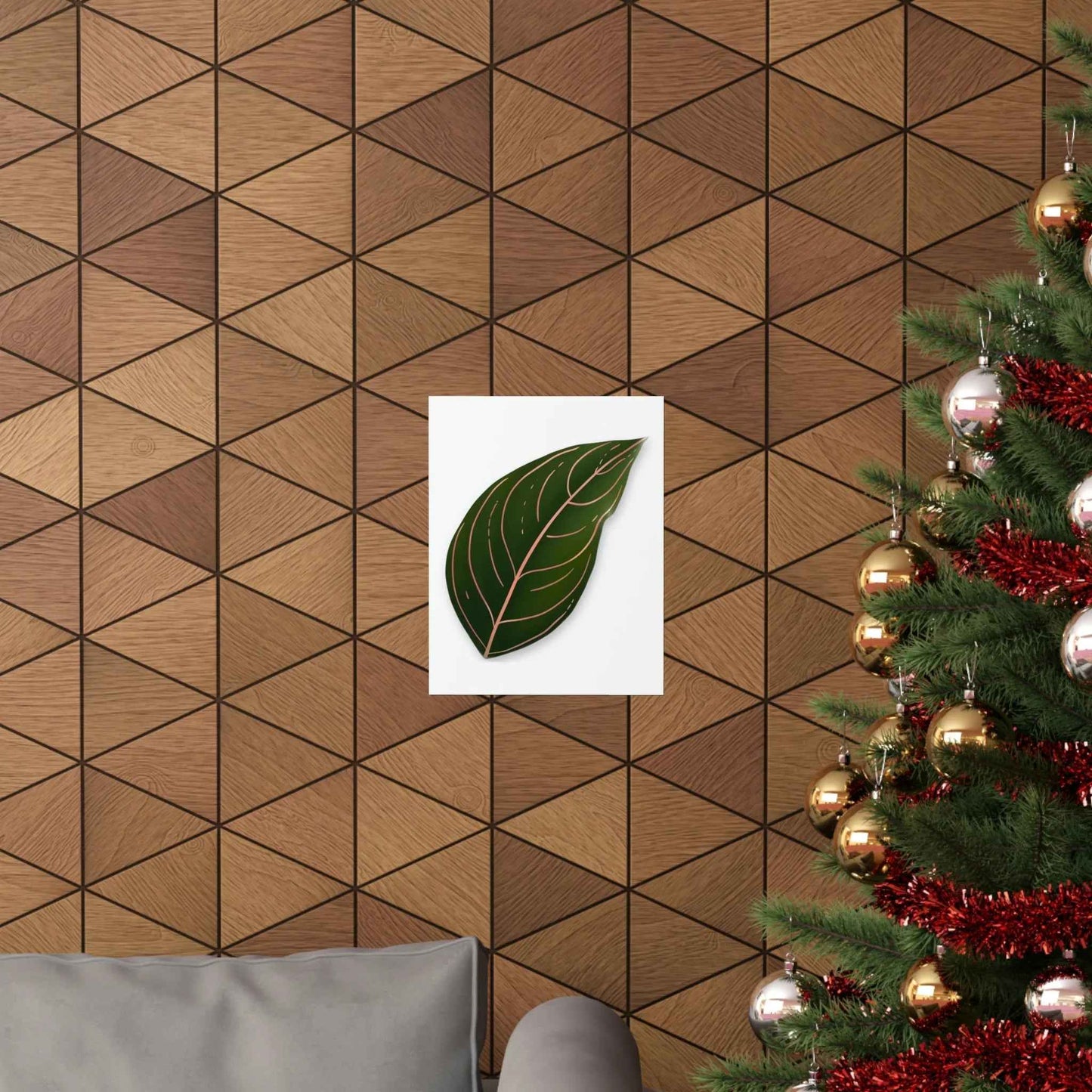 Aglaonema Rotundum Botanical Print – Unframed Wall Art