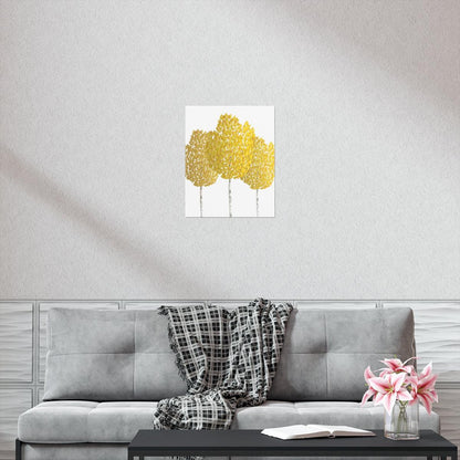 Fall Aspen Print – Unframed Wall Art