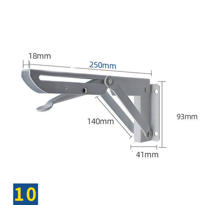 Stainless Steel K-shaped Folding Triangle Bracket Wall Shelf Shelf Support Frame
