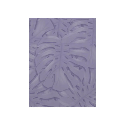 Violet Monstera Botanical Print – Unframed Wall Art