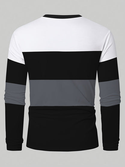 3D Digital Printed Men's Crew Neck Long Sleeve T-Shirt Halloween, Christmas Gifts