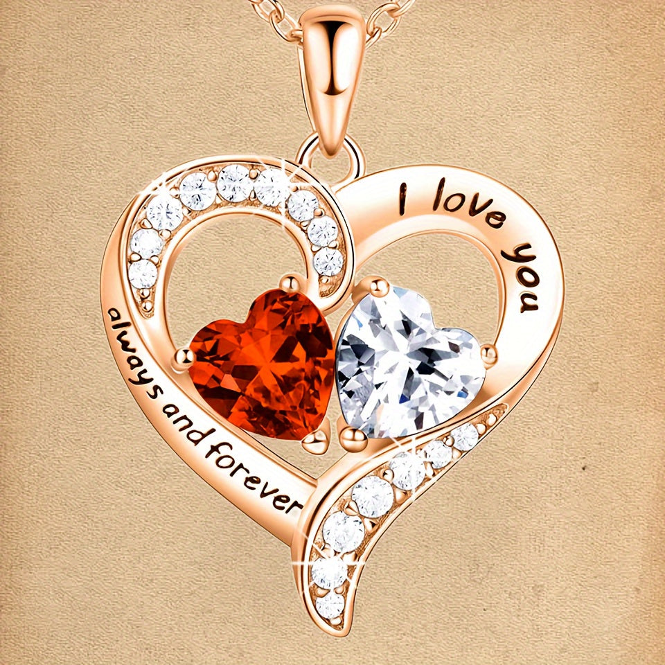 Silvery Fashion Exquisite Elegant Love Trendy Jewelry Thanksgiving Christmas Birthday Gift Memorial Gift