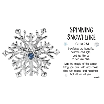 Spinning Snowflake - Pocket Charm