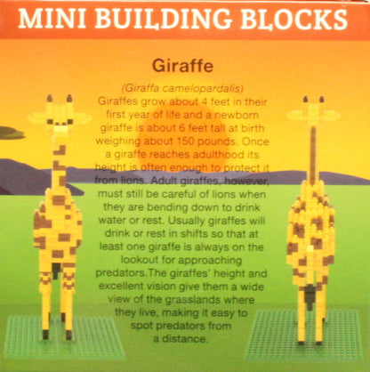 Mini Building Blocks - Giraffe