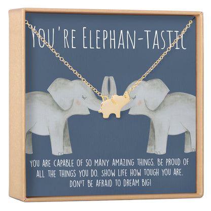 Elephant Lover Necklace, Multiple Styles