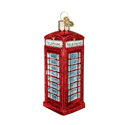 Old World Christmas English Phonebooth