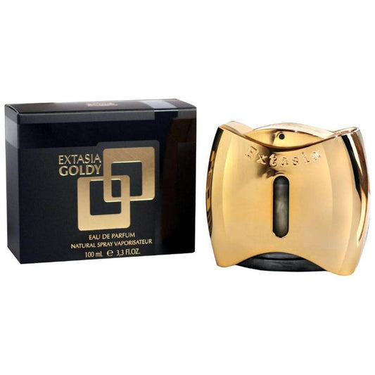 New Brand Extasia Goldy for Women 3.4 oz EDP Spray