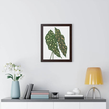 Begonia Maculata Framed Print – Botanical Wall Art