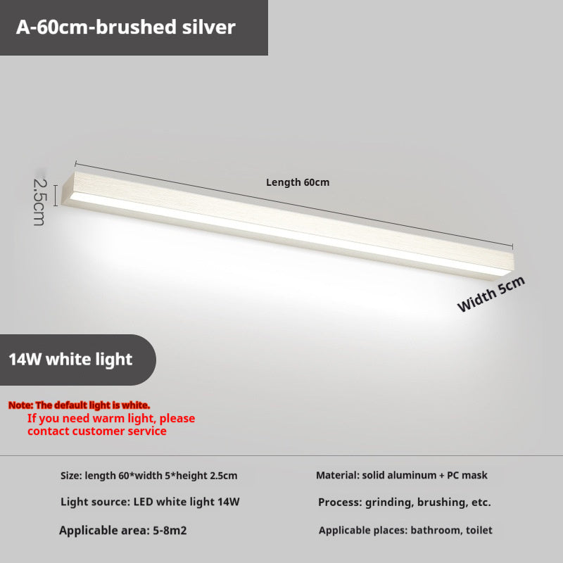 Toilet Special Punch-free Bathroom Wash Cosmetic Mirror Wall Lamp