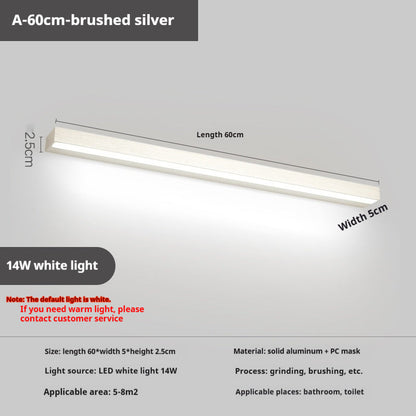 Toilet Special Punch-free Bathroom Wash Cosmetic Mirror Wall Lamp
