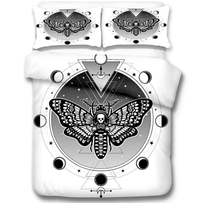 Moth Skull 3D Printing Skeleton Moth Death Skull Three-piece Set