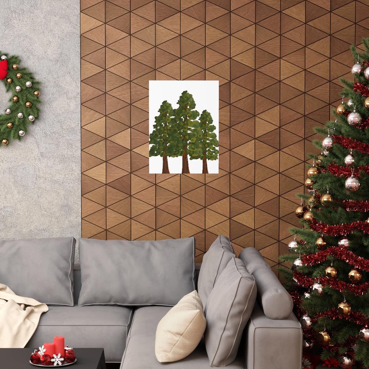 Coastal Redwood Print – Unframed Wall Art