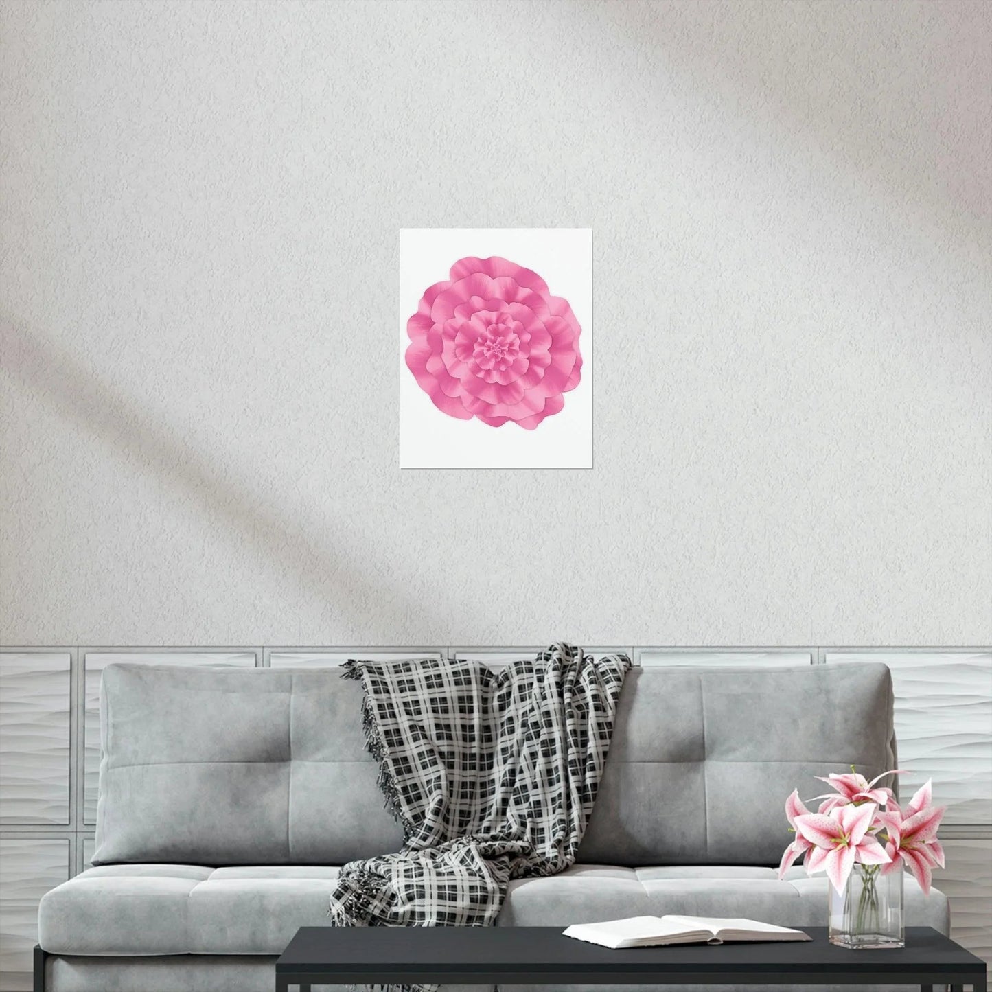 Peony Botanical Print – Unframed Wall Art