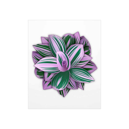 Tradescantia Nanouk Botanical Print – Unframed Wall Art