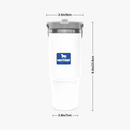 1119. Flip Straw Tumbler - 30oz