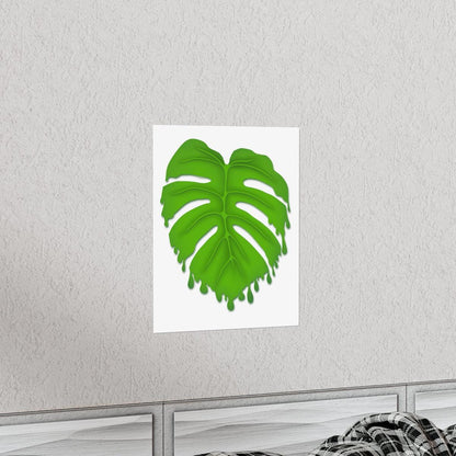 Melting Monstera Botanical Print – Unframed Wall Art