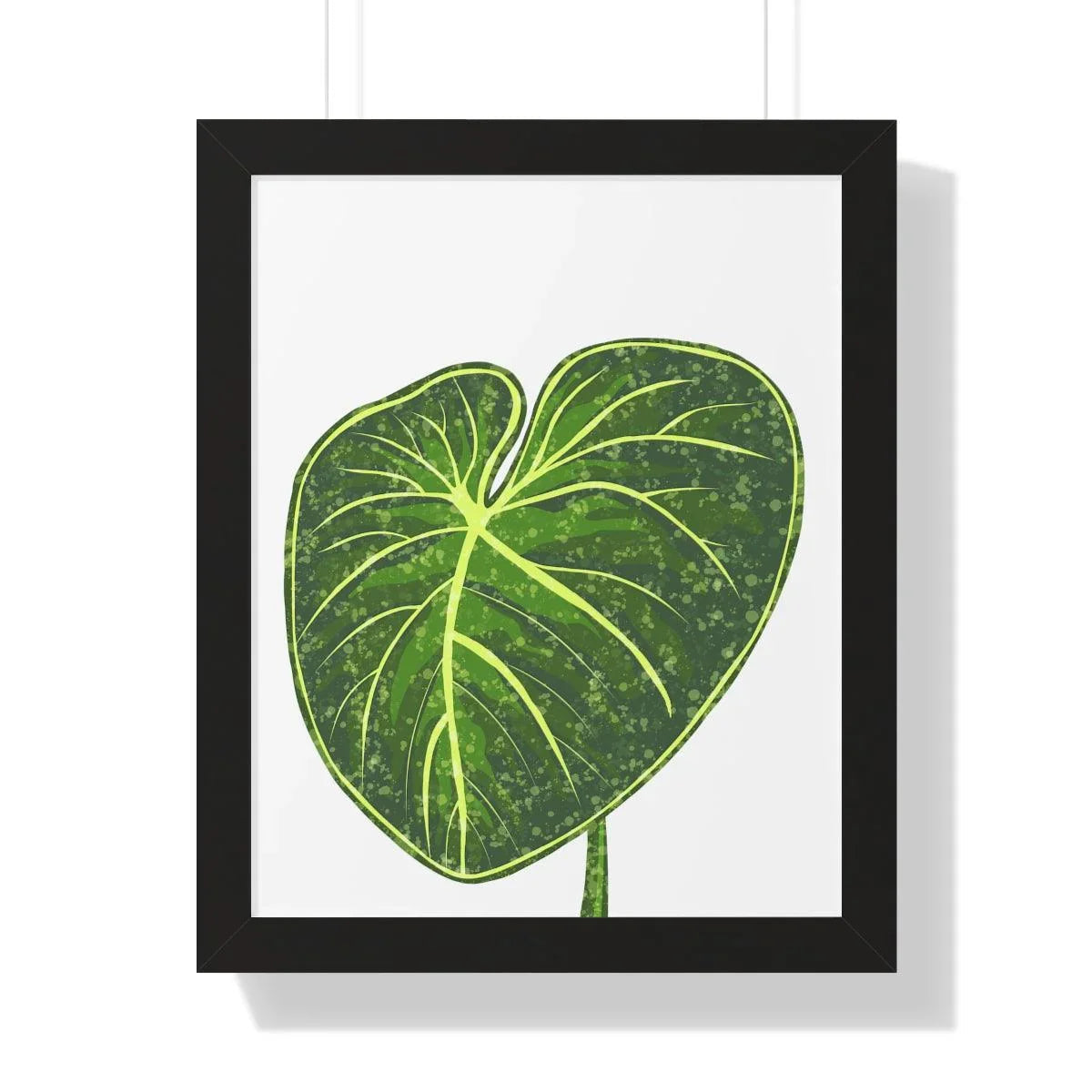 Philodendron Gloriosum Framed Print – Botanical Wall Art