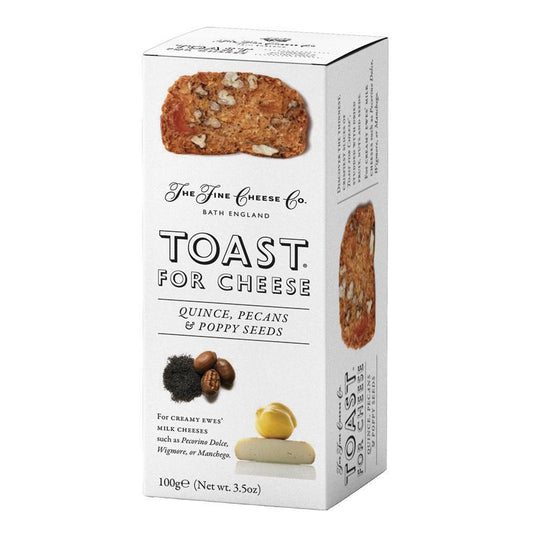 The Fine Cheese Co. - 'Toast for Cheese' Quince, Pecans & Poppy Seeds (3.5OZ)