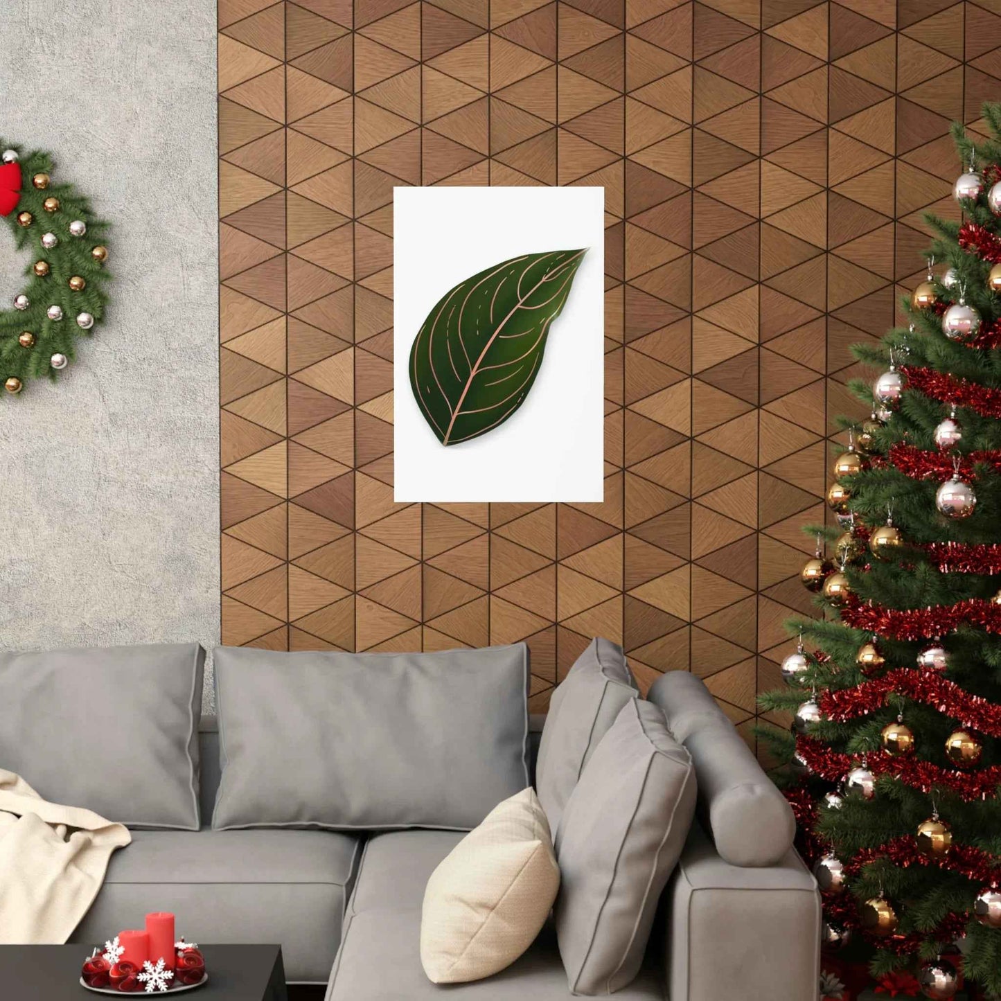 Aglaonema Rotundum Botanical Print – Unframed Wall Art