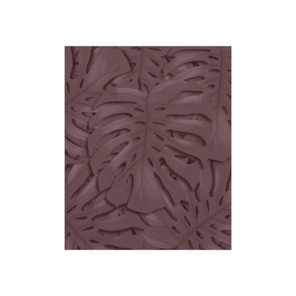 Merlot Monstera Botanical Print – Unframed Wall Art