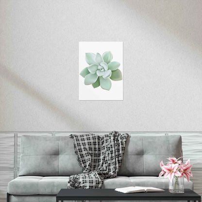 Pachyveria Haagei Succulent Botanical Print – Unframed Wall Art