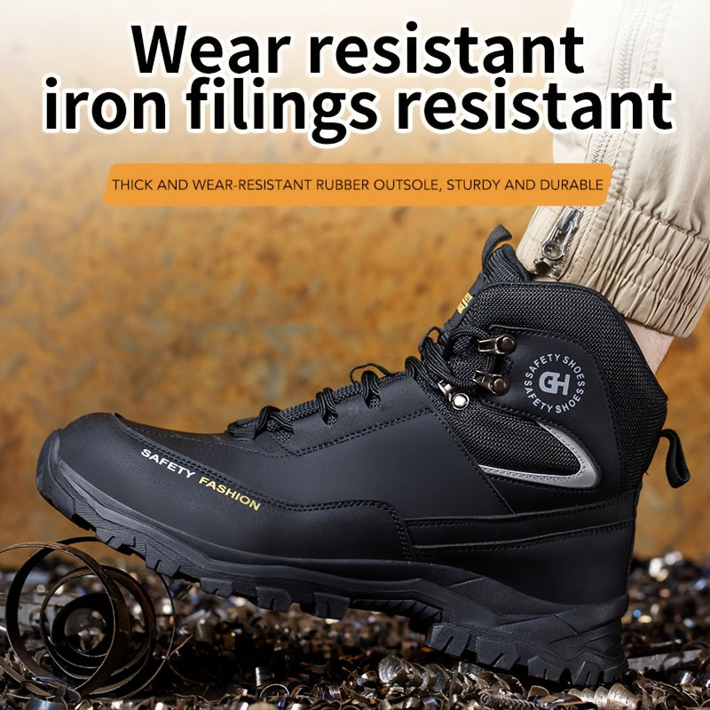 Heavy-Duty High-Quality Steel Toe Men's Work Boots