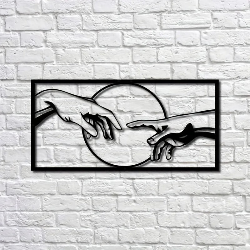 Modern Black Metal Wall Art