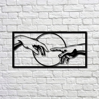Modern Black Metal Wall Art