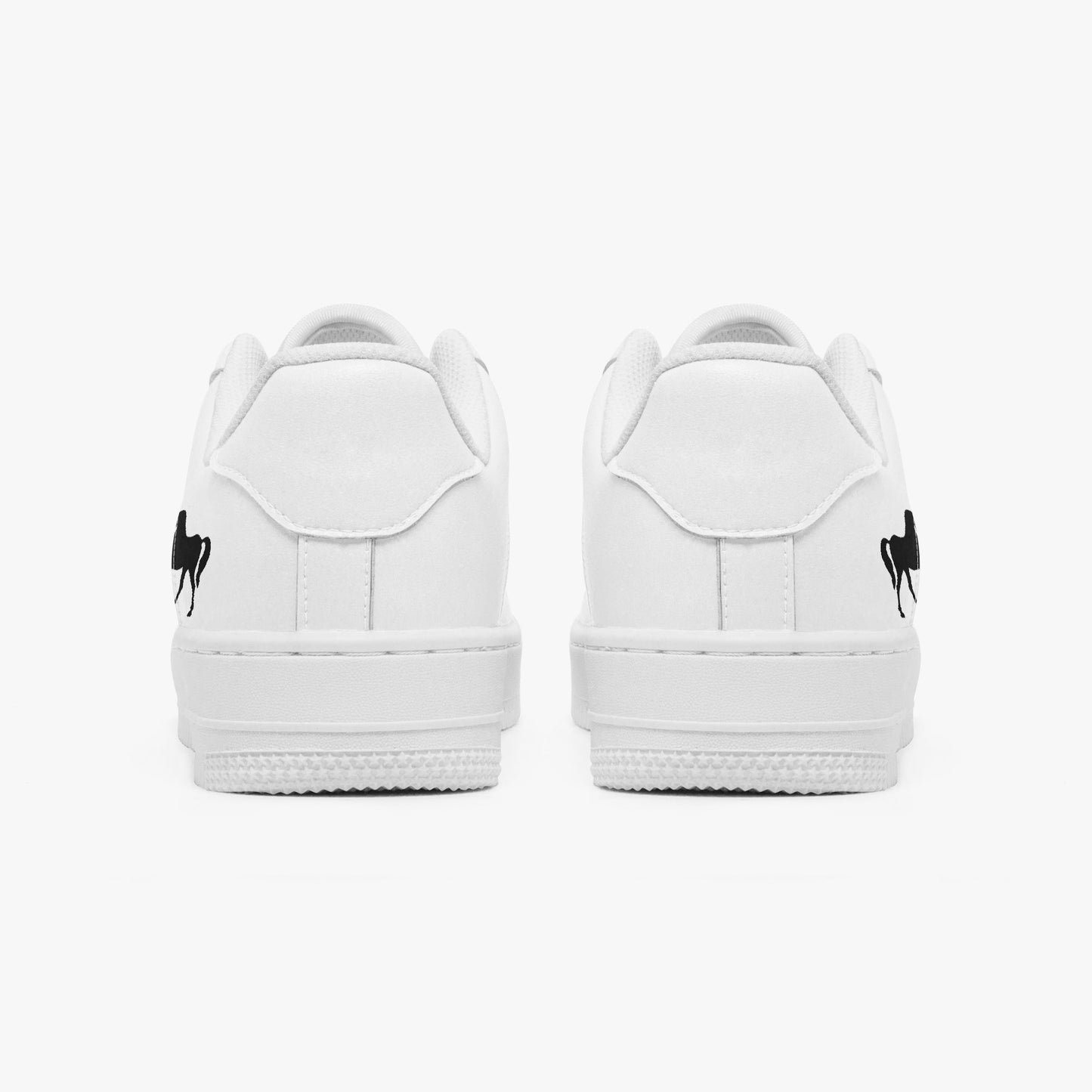 NESTDEER 977. AF1 Low-Top Leather Sports Sneakers - Tongue Printable
