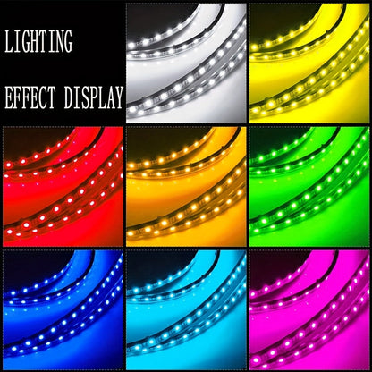 Car Lighting Kit, RGB Floor Lighting with Music Synchronization, Remote And App Control, Multiple Color Combinations, Remote Compatibility