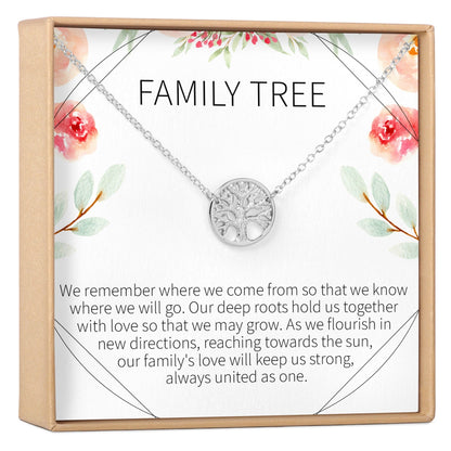 Family Tree Necklace Gift