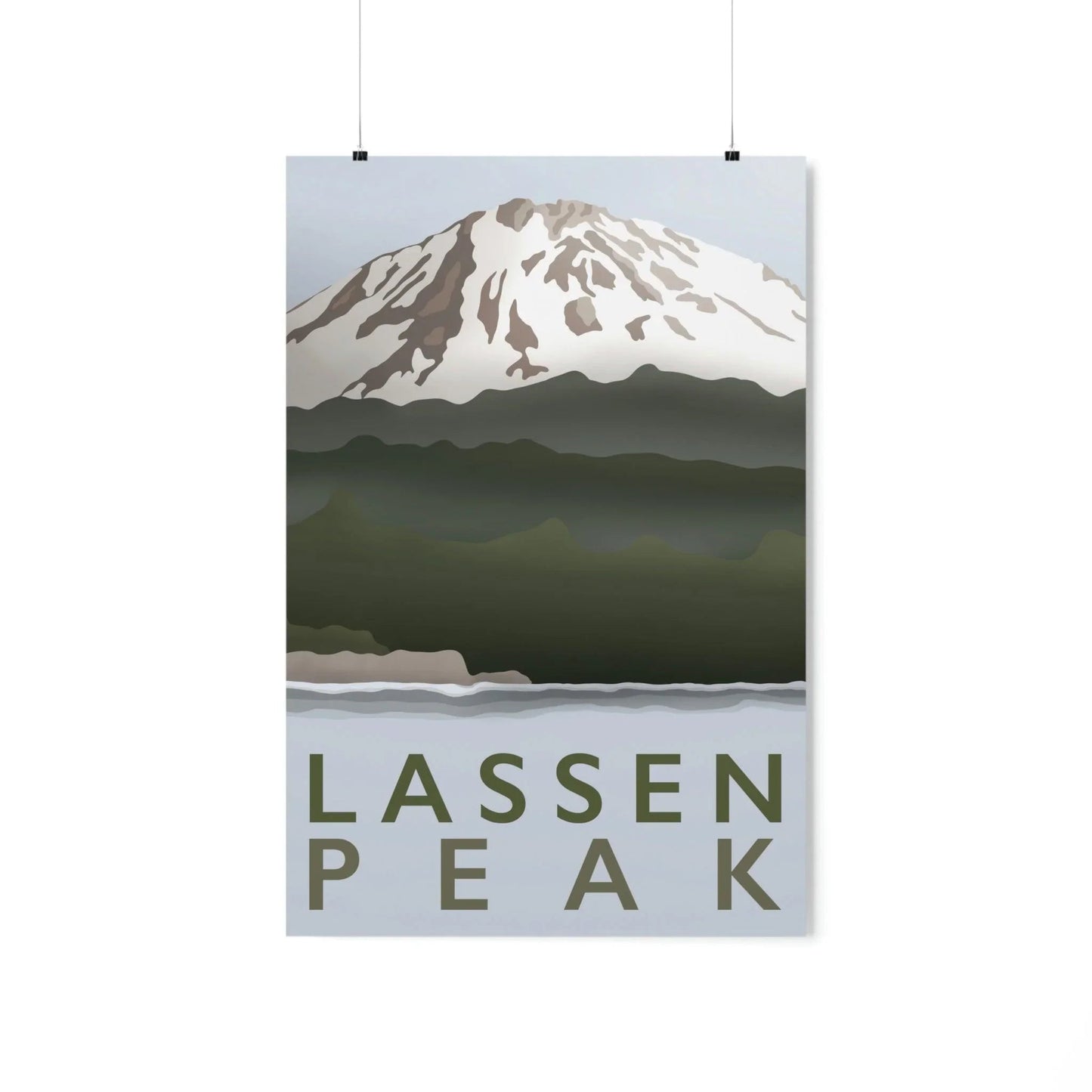 Lassen Peak Print – Unframed Wall Art
