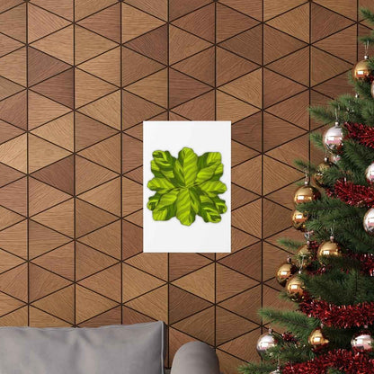Calathea Yellow Fusion Botanical Print – Unframed Wall Art
