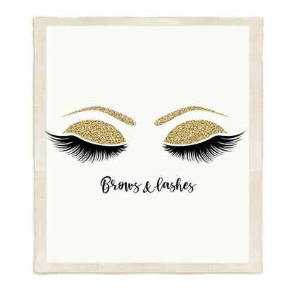 Thickened Double-layer Eye  Digital Printed Airable Cover Square Blanket