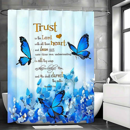 3d Digital Printing Waterproof Shower Curtain