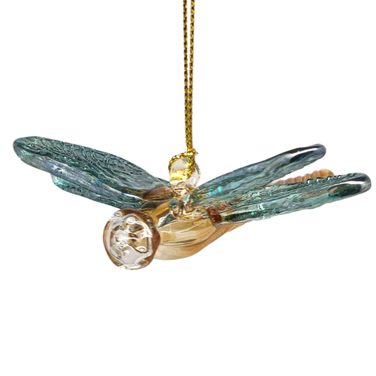 Egyptian Glass Dragon Fly - Green Wings