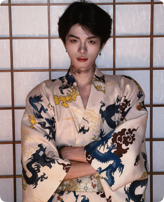 Mens Japanese-style Summer Yukata Japanese-style Loungewear