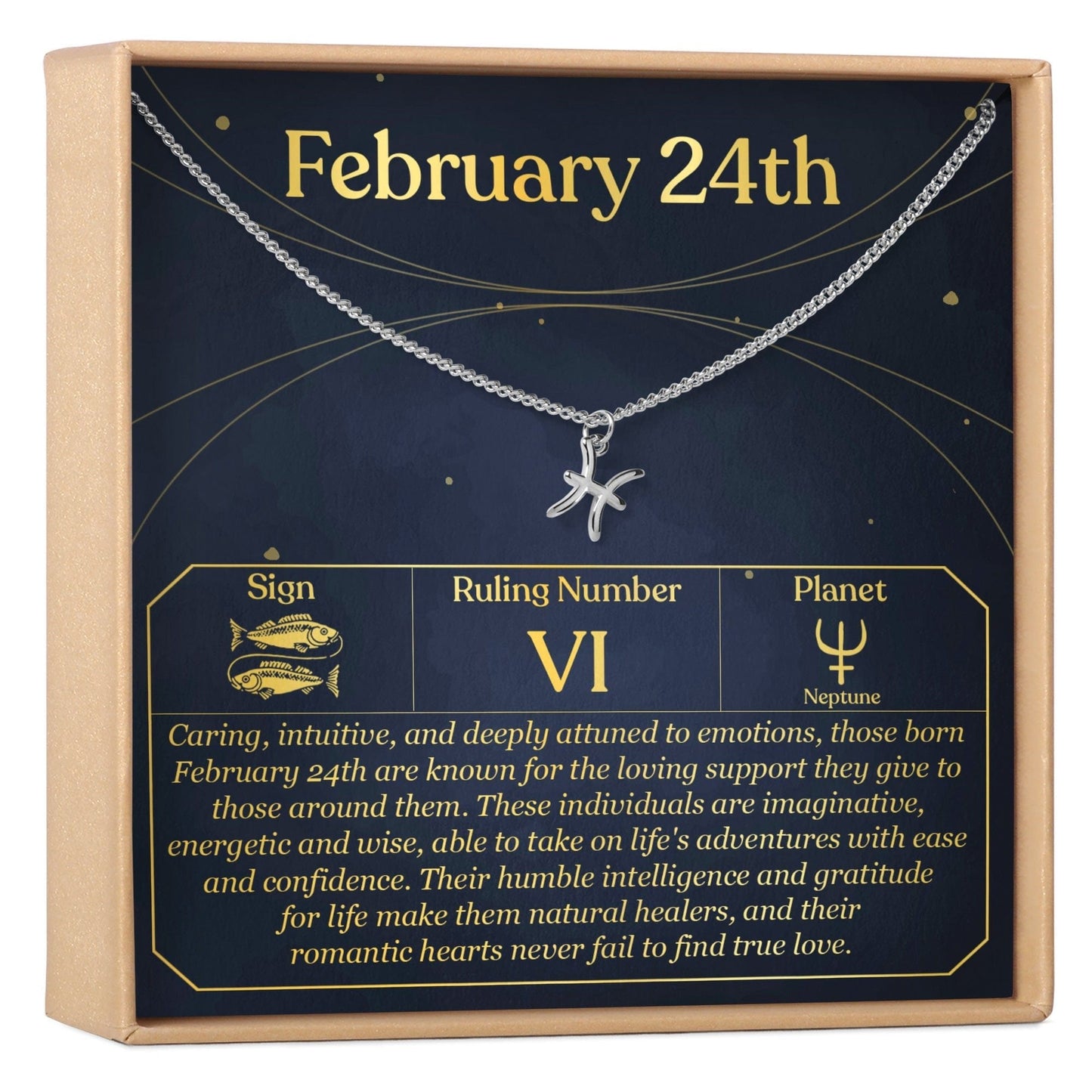 February 24th Pisces Necklace