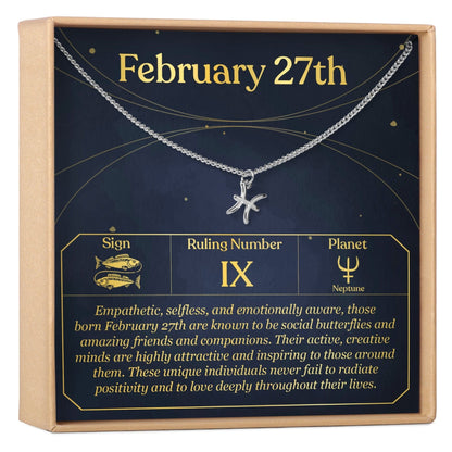 February 27th Pisces Necklace
