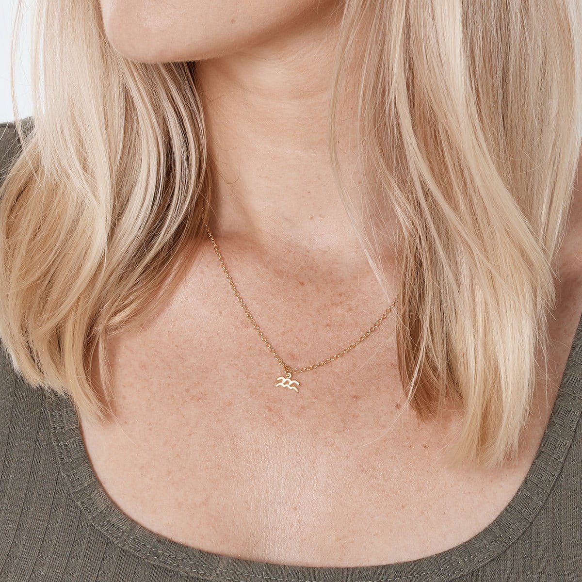 February 3rd Aquarius Necklace