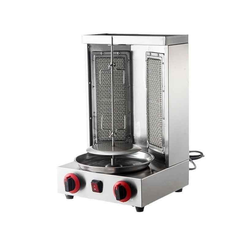Commercial Gas-powered Rotisserie Grill For Barbecuing