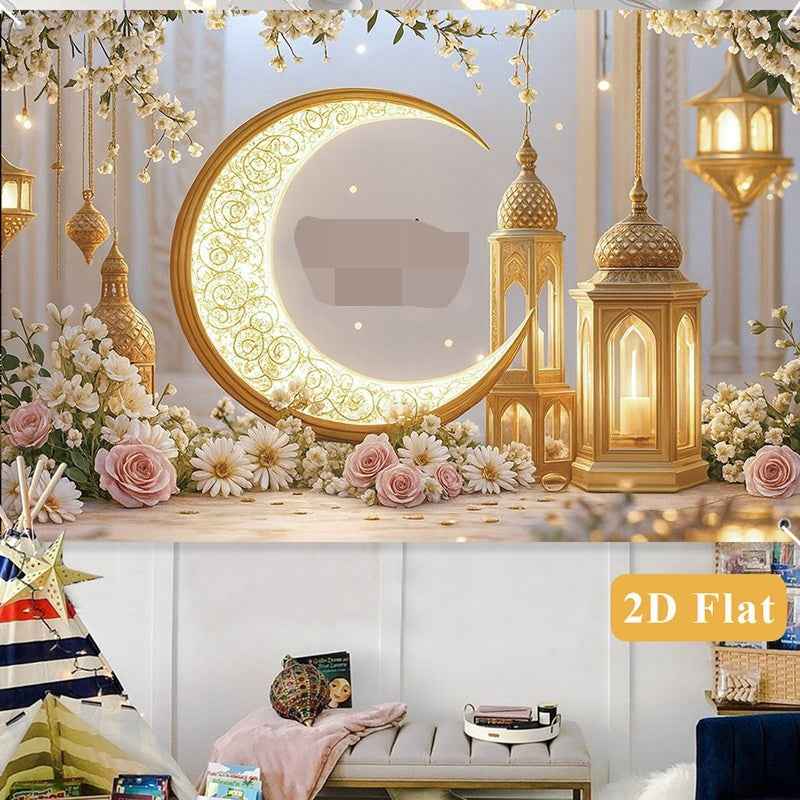 Moon Backdrop Hanging Decor For Wall Decoration