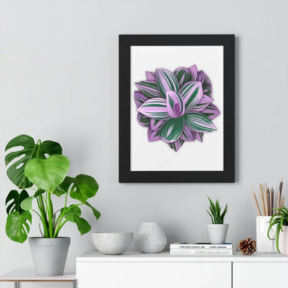 Tradescantia Nanouk Framed Print – Botanical Wall Art