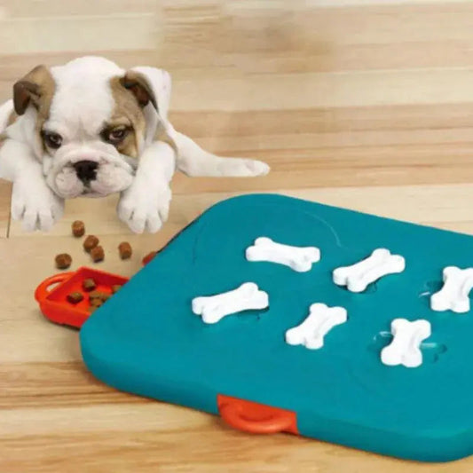 Interactive Dog Puzzle Toy - Enrichment Strategy Game for Pets