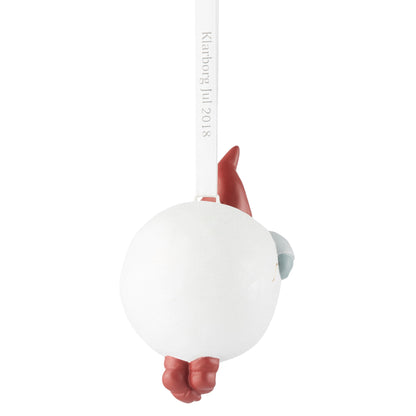 Eskild in a Snowball Ornament