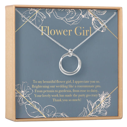 Flower Girl Necklace, Multiple Styles