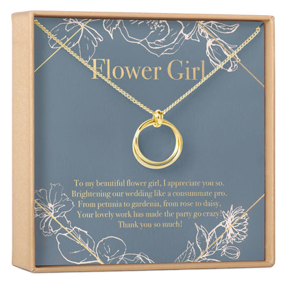 Flower Girl Necklace, Multiple Styles