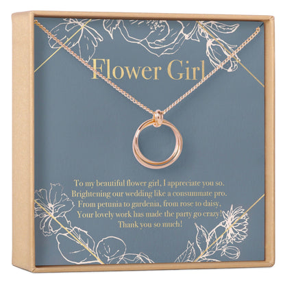 Flower Girl Necklace, Multiple Styles